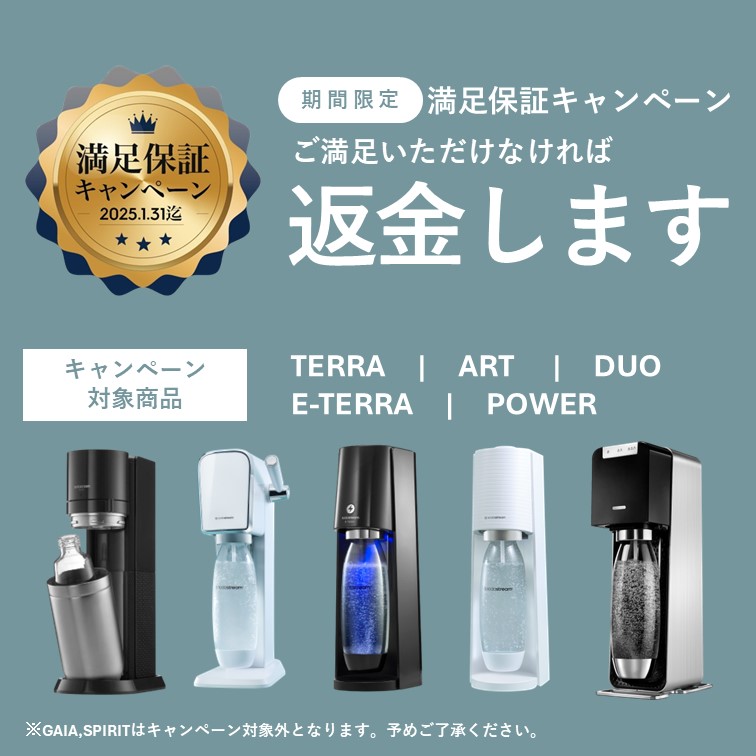 ソーダストリーム SodaStream / TERRA (テラ) スターターキット